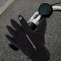 Miniatyrbilde 2 av 5: Hanske for menn og kvinner med glidelås, to-finger vintersportshansker for kvinner, berøringsskjerm, fleecefôret, varm bomull, vanntett, voksne treningshansker