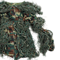 Miniatyrbillede 3 af 8: Ghillie-dragt 5 i 1 Grøn Camo-dragter Inkluderer Jakke Bukser Hætte Bærepose Camo-bånd til Børn Teenagere Højde 4,3 til 4,9 fod