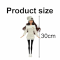 Miniatyrbild 4 av 5: Flerfärgade Barbie dockkläder supermodell för 30 cm dockor
