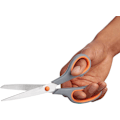Miniatyrbilde 4 av 5: Multifunksjonelle saks i bulkpakke med 3 stk, ultraskarpe blad, komfortable håndtak, robuste og skarpe saks for kontor, hjem, skole, sy, stoff og håndverk