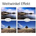 Miniatyrbilde 5 av 6: 3-i-1 Universal Fisheye Vidvinkel Makro Klips Kamera Linse Kit
