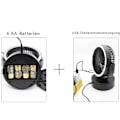 Miniatyrbild 4 av 6: Portabel Fläkt för Mångsidig Användning, Batteridriven Mini USB-fläkt med Tyst Drift och 360 Graders Rotation för Äventyr Inomhus & Utomhus