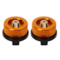 Miniatyrbilde 2 av 8: 2 stk. Camping komfyr adapter automatisk avstengning nylon kobber aluminium legering lett bærbar propan adapter