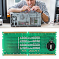 Miniatyrbild 1 av 8: Datorminnestestare PCB-material Framåt och bakåt tillgänglig Dator DDR4 Minnestestare med LED för PC