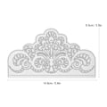Miniatyrbillede 6 af 8: Blonder form skærende forme kulstofstål DIY hul form skærende stencils til DIY kort scrapbooking