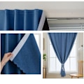 Miniatyrbilde 3 av 8: Blackout-gardiner for vinduer, for soverom, stue, myke