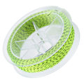 Miniatyrbillede 7 af 8: 30LB 50m Fluefiskeri Polyester Uvokset Prep Line Cup Filler Kæmpe Fight Line Fiskeri DeleGul Sort