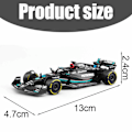 Miniatyrbillede 3 af 5: Bimeko Formelbilmodel Lafali F1 LAFHA Racerbilmodel 1:43 Formel Legering Modelbil Sving
