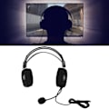 Pikkukuva 1 / 8: Peliheadset, langallinen, mukava, monitoiminen, monivärinen RGB-kuuloke, jossa kaikille suunnille suunnattu mikrofoni, musta