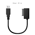 Miniatyrbild 3 av 5: Adapterkabel USB 3.0 till SATA 7 + 6 Drive-kabel för bärbar dator