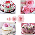 Miniatyrbillede 4 af 8: Rose Cutter Fondant, Blomster Cookie Cutter, Kageform Bageform