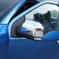 Miniatyrbild 5 av 6: Dekorativ ram för backspegelkåpa, passar till Ford F150 2015‑2020, pläterad färg