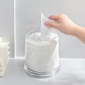 Miniatyrbilde 5 av 6: Serviettbeholder i akryl for papirhåndklær og ansiktsvev