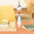 Miniatyrbillede 3 af 5: Lysekrone Icicle Krystal U-Drop Prismer til Bryllup, 37mm
