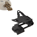 Miniatyrbillede 1 af 8: Nattesynshjelm Montering Foldbar Justerbar Enkel Betjening Bred Kompatibilitet Nylon NVG Montering til PVS15 PVS18 GPNVG18 Sort
