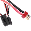Pikkukuva 1 / 8: Vedenpitävä harjaton moottori 4P 3650 3100KV T-urosliitin 60A harjattomalla ESC-sarjalla 1/10 RC-autoon