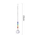 Miniatyrbilde 2 av 5: Regnbue krystallprisme ball chakra farger strand design