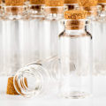 Miniatyrbilde 2 av 5: Miniglassflasker med korker, små glassflasker, miniflasker, krydderglasssett, tomme prøveglassflasker, godteriglass (60 stk.)