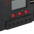 Miniatyrbild 4 av 8: Solcellsregulator PWM 12V 24V Automatisk anpassning LCD-display USB-port Solcellsregulator 40A