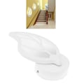 Miniatyrbillede 1 af 8: LED væglampe moderne akryl bladform lampe soveværelse korridor indretning varm hvid 12W 85265V