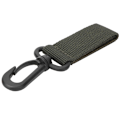 Miniatyrbillede 1 af 4: 3 stk. Outdoor Supply 360 graders roterende webbing spænde nøglering bælte krog - army grøn
