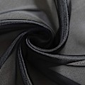 Miniatyrbillede 6 af 8: Gardiner Paneler Soveværelse Semi Sheer Voile Gardiner Sort (100*250)