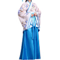 Miniatyrbild 1 av 6: Barnens Antik Kostym Kvinnlig Hanfu Tang Kostym Qin-dynastin Vår och Höst Stridande Stater