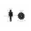 Miniatyrbillede 6 af 8: RC Differentialaksel Stålgear 12T 13T 14T 16T RC Bilopgraderingsdele til Axial SCX24