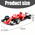 Miniatyrbilde 3 av 5: Bimeko Formelbilmodell Lafali F1 LAFHA Racingbilmodell 1:43 Formel legering modellbil sving