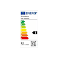 Miniatyrbild 5 av 5: Dimbar Vit LED Taklampa, 24W Ek & Järnram, Energibesparande Icke-dimbar Lampa med Vit Frostat Akryl Lampskärm för Minimalistisk Inredning