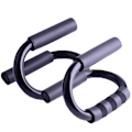Miniatyrbilde 2 av 2: 1 par push-up bar S-formet push-up-hjelper med skumhåndtak for hjemmetrening, trening og muskelbygging