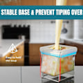 Miniatyrbild 8 av 8: Ziplock-påshållare, påshållare för matberedning, påshållare för fryspåsar, utrymmesbesparande matförvaringspåshållare
