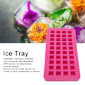 Miniatyrbillede 7 af 8: 40Grids Silikone Isterningbakke Firkantet Form Isterninger Maker Form DIY Køkken TilbehørRose Rød