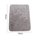 Miniatyrbilde 2 av 5: Mikrofiber tørkematte 40 x 30 cm, superabsorberende sklisikker grå