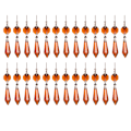 Miniatyrbillede 1 af 5: Lysekrone Icicle Krystal U-Drop Prismer til Bryllup, 37mm