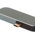 Pikkukuva 6 / 8: Tyyppi C -keskitin PD-latausportti 5-in-1 Hot Plug -toiminto Hopea alumiiniseos USB C -keskitin moniporttisovitin tablettia varten