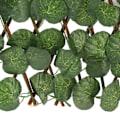 Miniatyrbillede 3 af 8: Kunstig hækhegn simulering udvidelig solbeskyttelse vandtæt kunstig topiary hæk plante til have begonia blad
