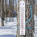 Miniatyrbillede 5 af 5: Termometer til udendørs og indendørs analog med Celcius Fahrenheit