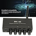 Miniatyrbillede 7 af 8: 6,5 mm Karaoke Mixer Aluminiumlegering Dobbelt Mikrofonindgang Bærbar Digital Karaoke Reverberator til DJ Musik Scene KTV