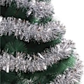 Miniatyrbild 3 av 5: Festlig Girland för Jul, Anpassningsbar Längd Formbar Tråd Reflekterande Material Hängande Dekor, Metallisk Finish Glänsande Ornament för Inomhusbruk