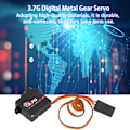 Miniatyrbild 7 av 8: RC Digital Servo Set 3.7G Plastväxel Servo för 1/24 RC Bil Flygplan Fastvingade Helikoptrar