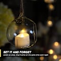 Miniatyrbild 3 av 8: Elektriska flimrande LED-värmeljus med timerfunktion