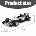 Pikkukuva 3 / 5: Bimeko Formula-auton malli lafali F1 LAFHA Kilpa-auton malli 1:43 formula-seosmalliauto heiluri