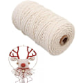 Miniatyrbillede 3 af 6: Macrame garn bomuldsgarn 5mm x 100m bomuldssnor