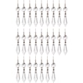 Miniatyrbillede 1 af 5: Lysekrone Icicle Krystal U-Drop Prismer til Bryllup, 37mm