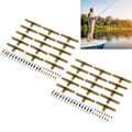 Miniatyrbild 1 av 8: Fisketillbehör Crossline Fiskehylsa Roterande Snäppkombination Fast Anslutning Fiskeanvändningsset