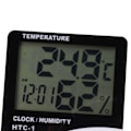 Miniatyrbillede 4 af 8: Indendørs termometer med høj nøjagtighed med stor skærm alarmfunktion digitalt hygrometer til hjemmet soveværelse