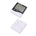 Miniatyrbillede 3 af 8: Indendørs termometer med høj nøjagtighed med stor skærm alarmfunktion digitalt hygrometer til hjemmet soveværelse