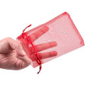 Miniatyrbillede 6 af 6: Organza poser 100 stk organza poser sække smykkeposer