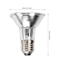 Miniatyrbilde 6 av 8: UVA UVB Full Spectrum Sollampe Varm Sterilisere Solbade Varmepære for Firfisle Reptiler Amfibier (220V 50W)